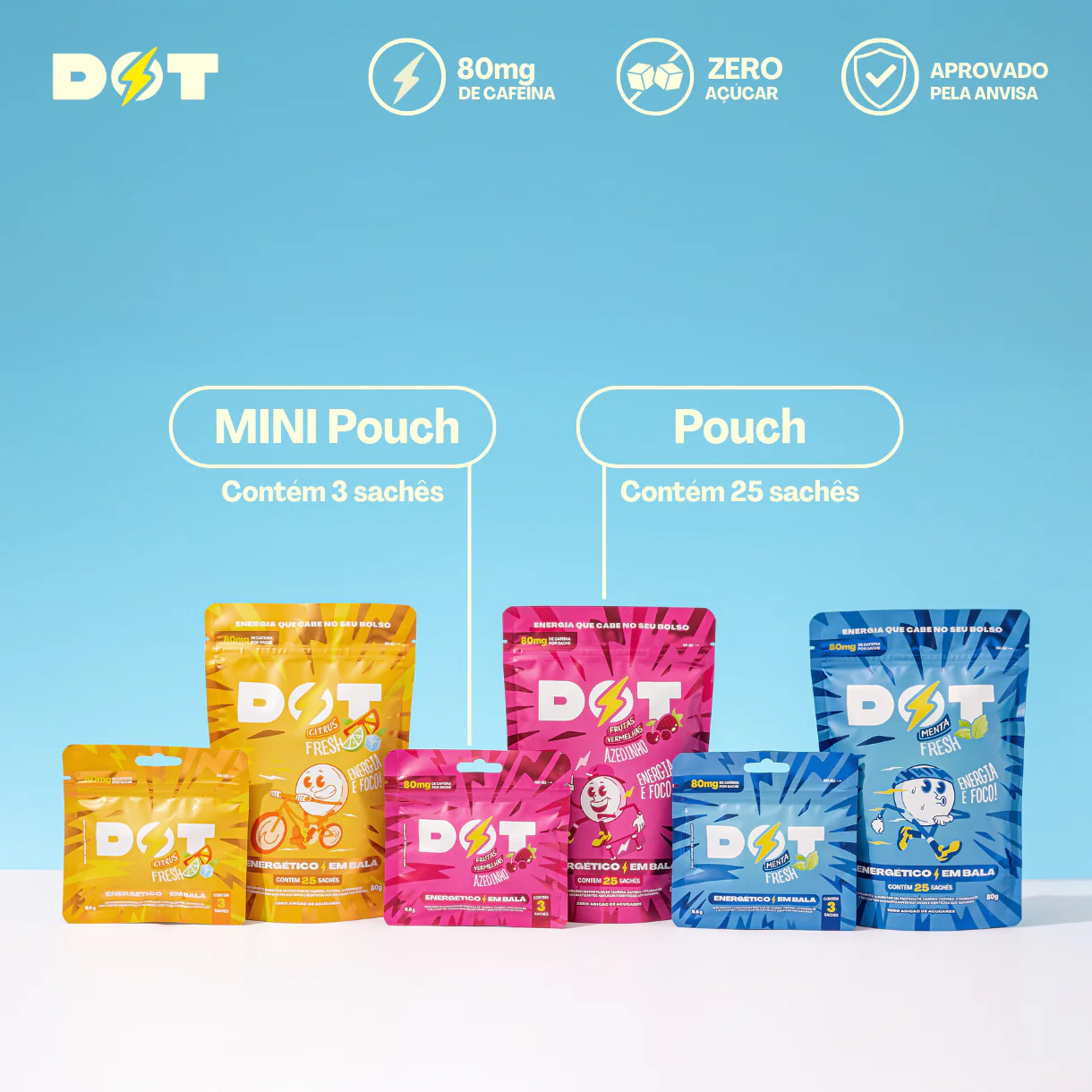 Produto DOT - Energético em Bala